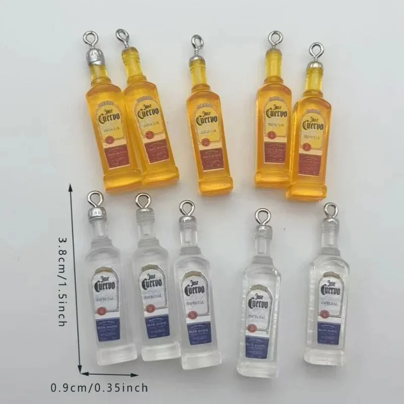 Resin Art Bottle - 10개/세트 시뮬레이션 맥주병 음료수 레진 참