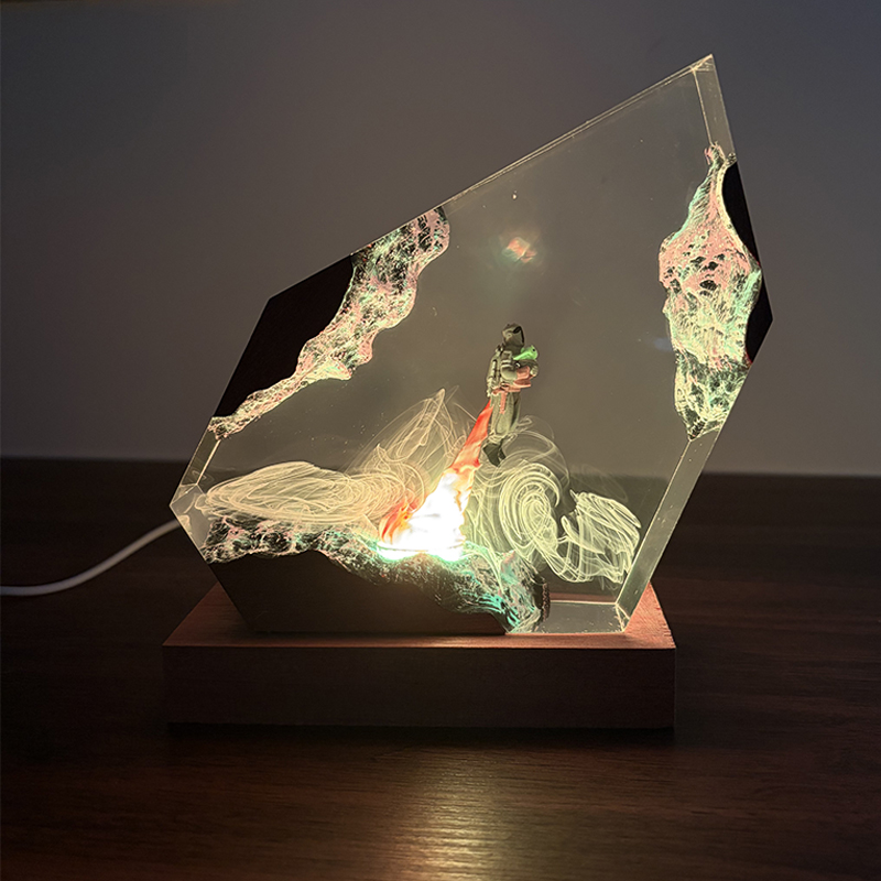Resin Art Table - 공상 과학 애니메이션 피규어 생물 레진