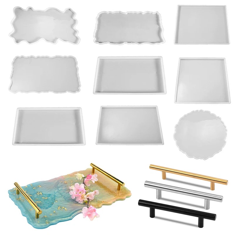Resin Art Tray - 트레이 에폭시 레진 실리콘 몰드 DIY