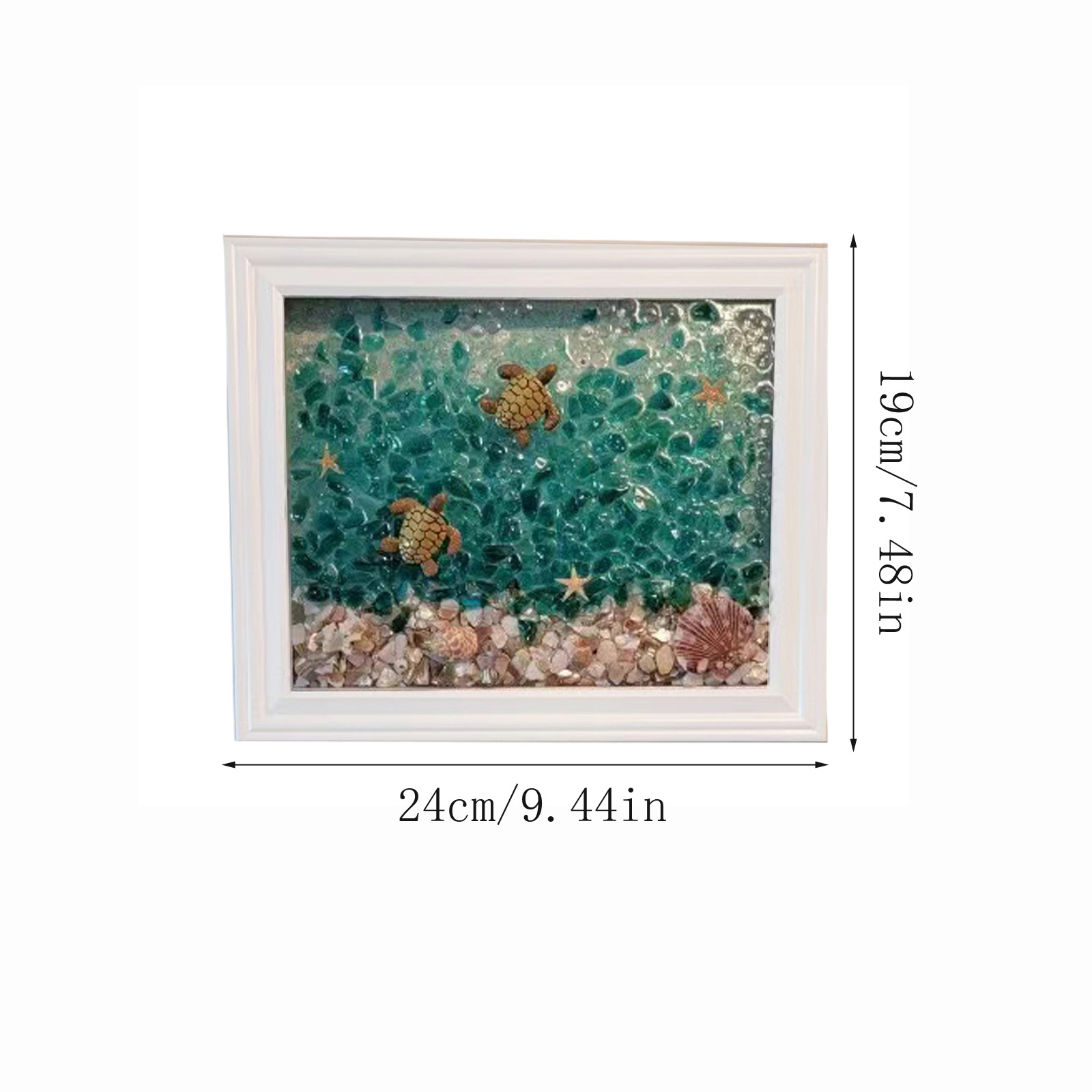    DIY 사진 액자 키트 바다 유리 장식 그림 세 - Resin Art Beach 리뷰 및 가격