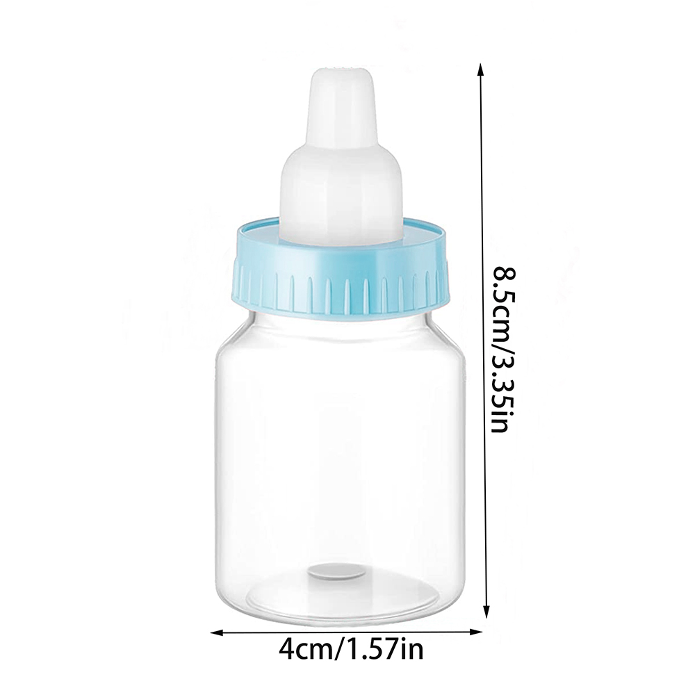 12Pcs 아기 병 베이비 샤워 호의 플라스틱 사탕 병 - Resin Art Bottle 리뷰 및 가격
