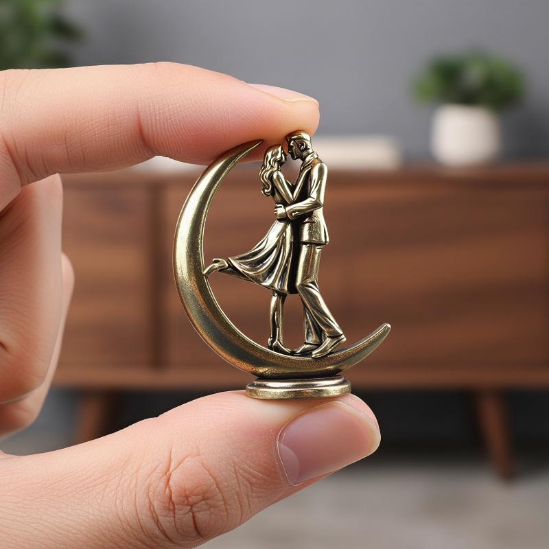 견고한 황동 커플 포옹 조각상 현대 미술 장식품 내구성 - Resin Art Table 리뷰 및 가격