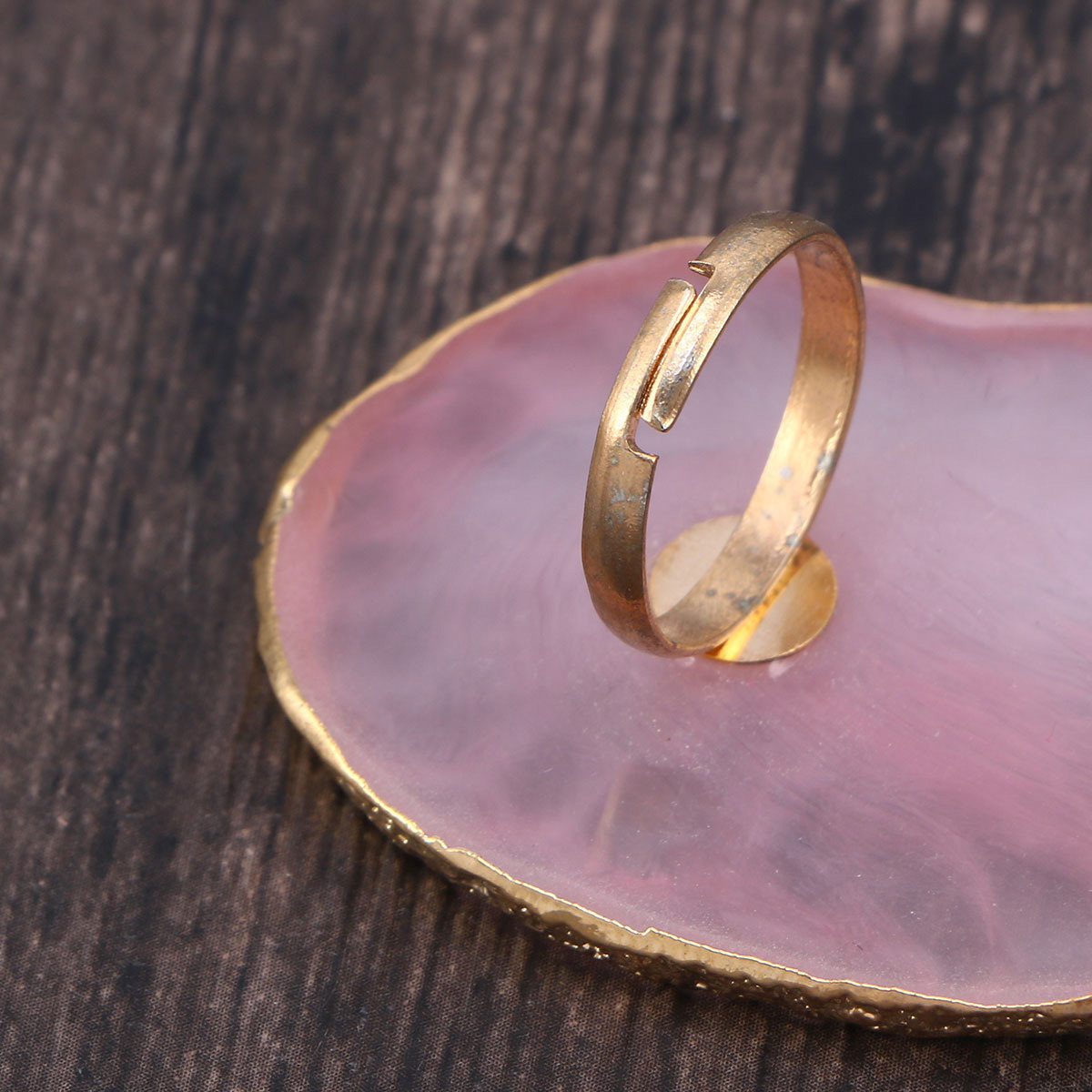 미니 손가락 링형 네일 아트 팔레트, 레진 페인트 트레 - Resin Art Ring Design 리뷰 및 가격