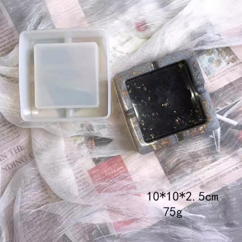 실리콘 재떨이 금형 크리스탈 수지 재떨이 트레이 금형  - Resin Art Tray 리뷰 및 가격