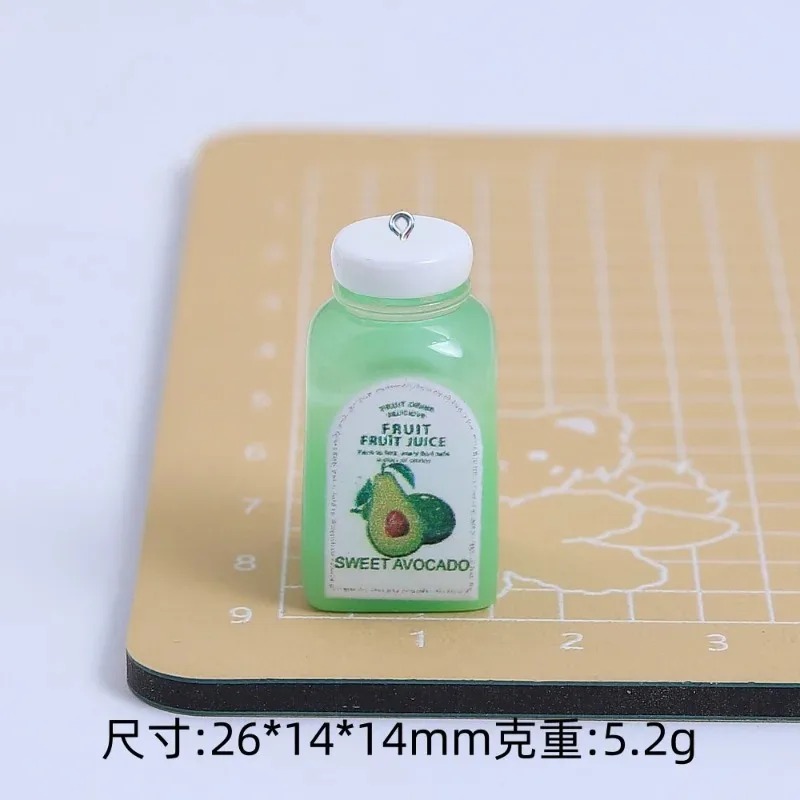 10Pcs Kawaii 미니 3D 체리 오렌지 주스 병 - Resin Art Bottle 리뷰 및 가격