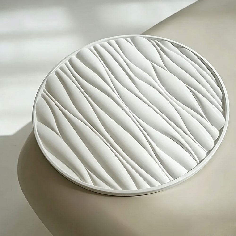 대형 원형 트레이 실리콘 몰드 웨이브 시멘트 석고 트레 - Resin Art Tray 리뷰 및 가격