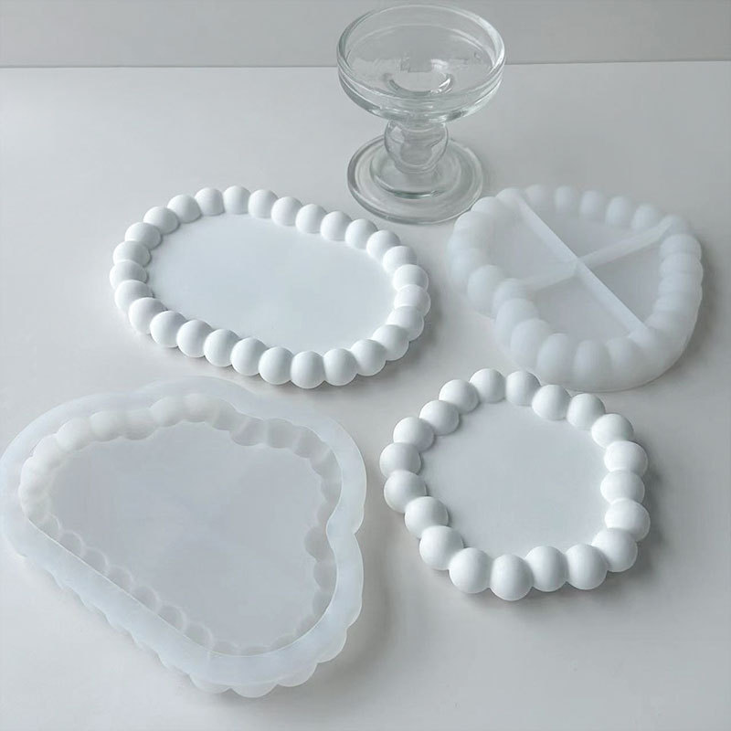 DIY 기하학적 구름 타원형 꼬인 석고 컵받침 실리콘  - Resin Art Tray 리뷰 및 가격