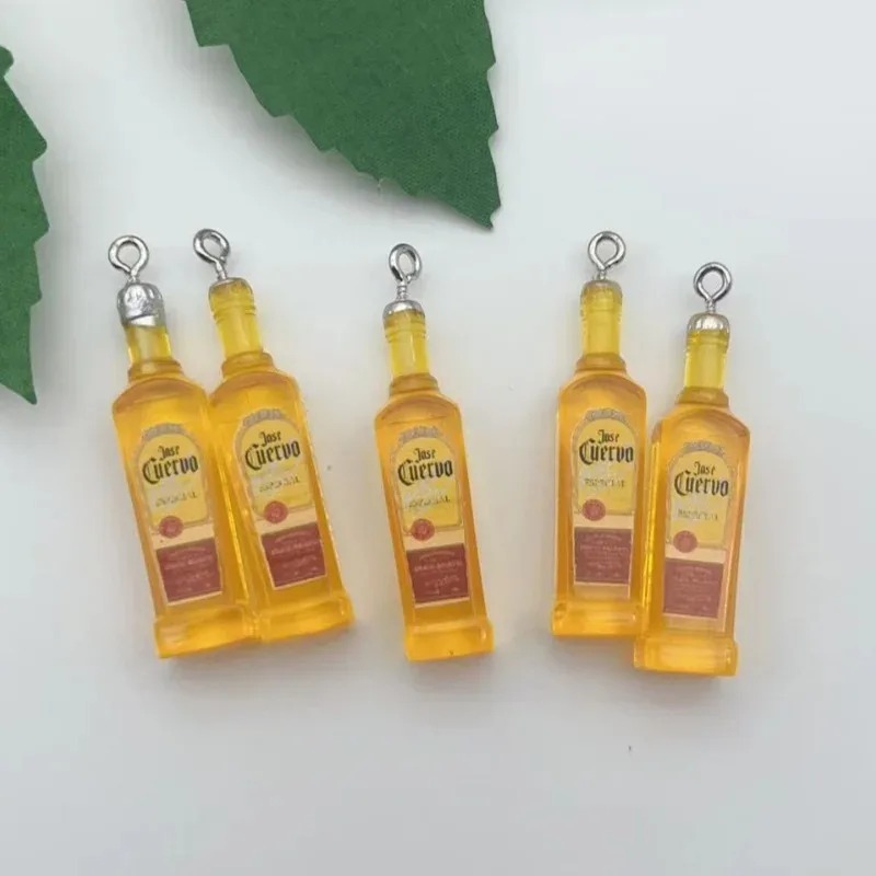 10개/세트 시뮬레이션 맥주병 음료수 레진 참 장식품  - Resin Art Bottle 리뷰 및 가격