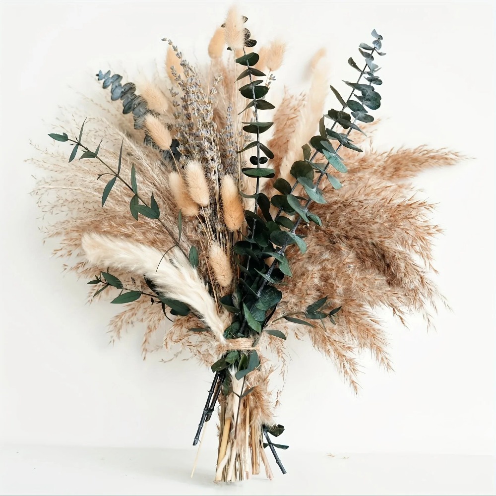 80 조각 자연 말린 꽃 꽃다발 홈 인테리어 팜파스 리 - Dried Flower Pressed 리뷰 및 가격