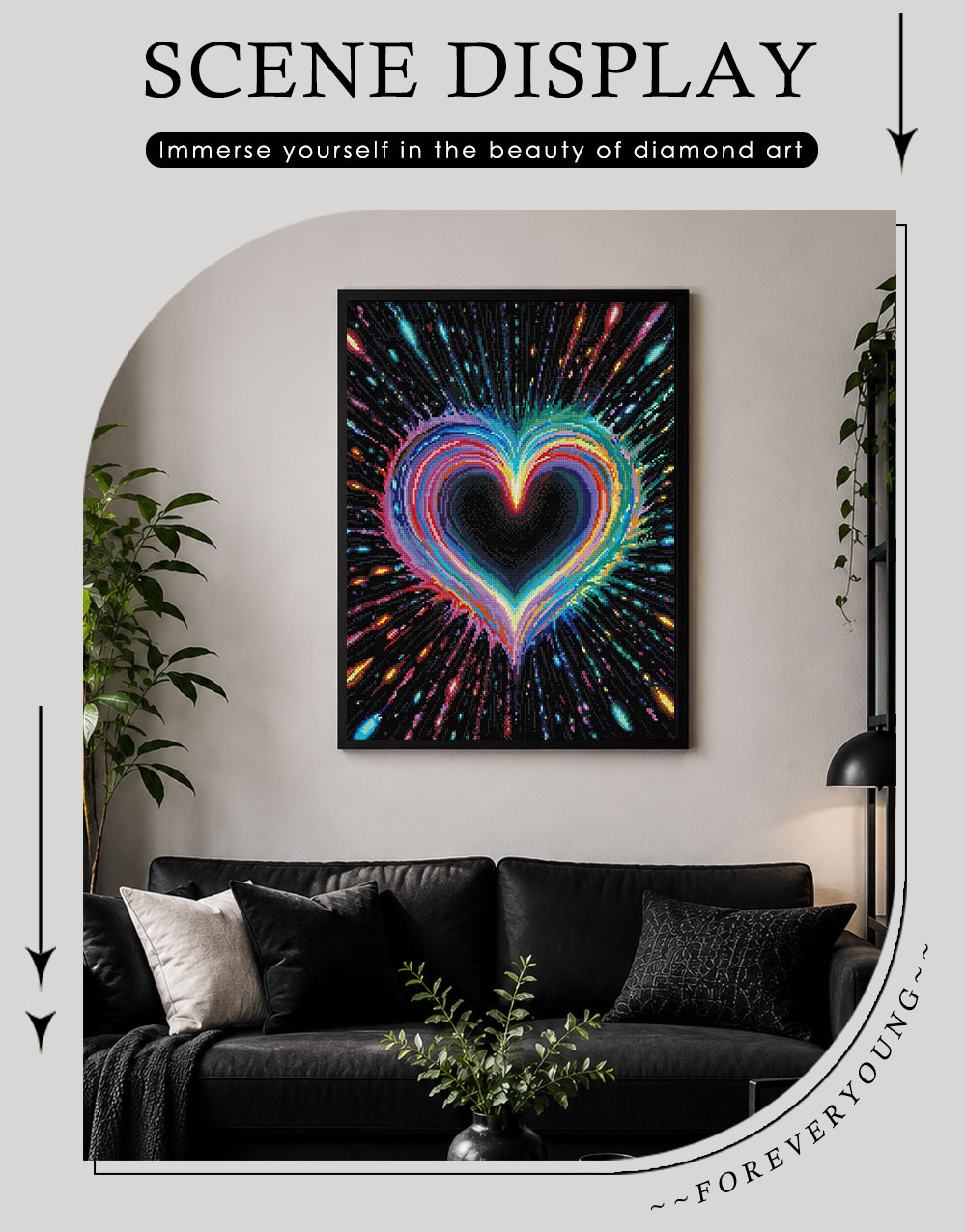 포에버영 43.7×58.3cm 하트 레디언스 다이아몬드 - Resin Art For Beginners 리뷰 및 가격