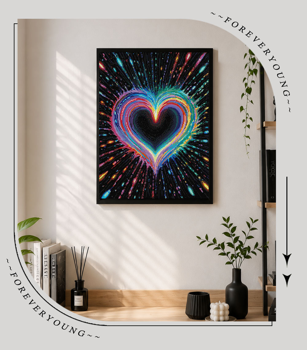 포에버영 43.7×58.3cm 하트 레디언스 다이아몬드 - Resin Art For Beginners 리뷰 및 가격