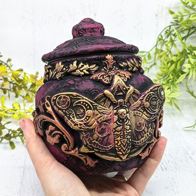 마녀 병 천체 장식 달 물약 항아리, 고딕 장식 요술  - Resin Art Bottle 리뷰 및 가격