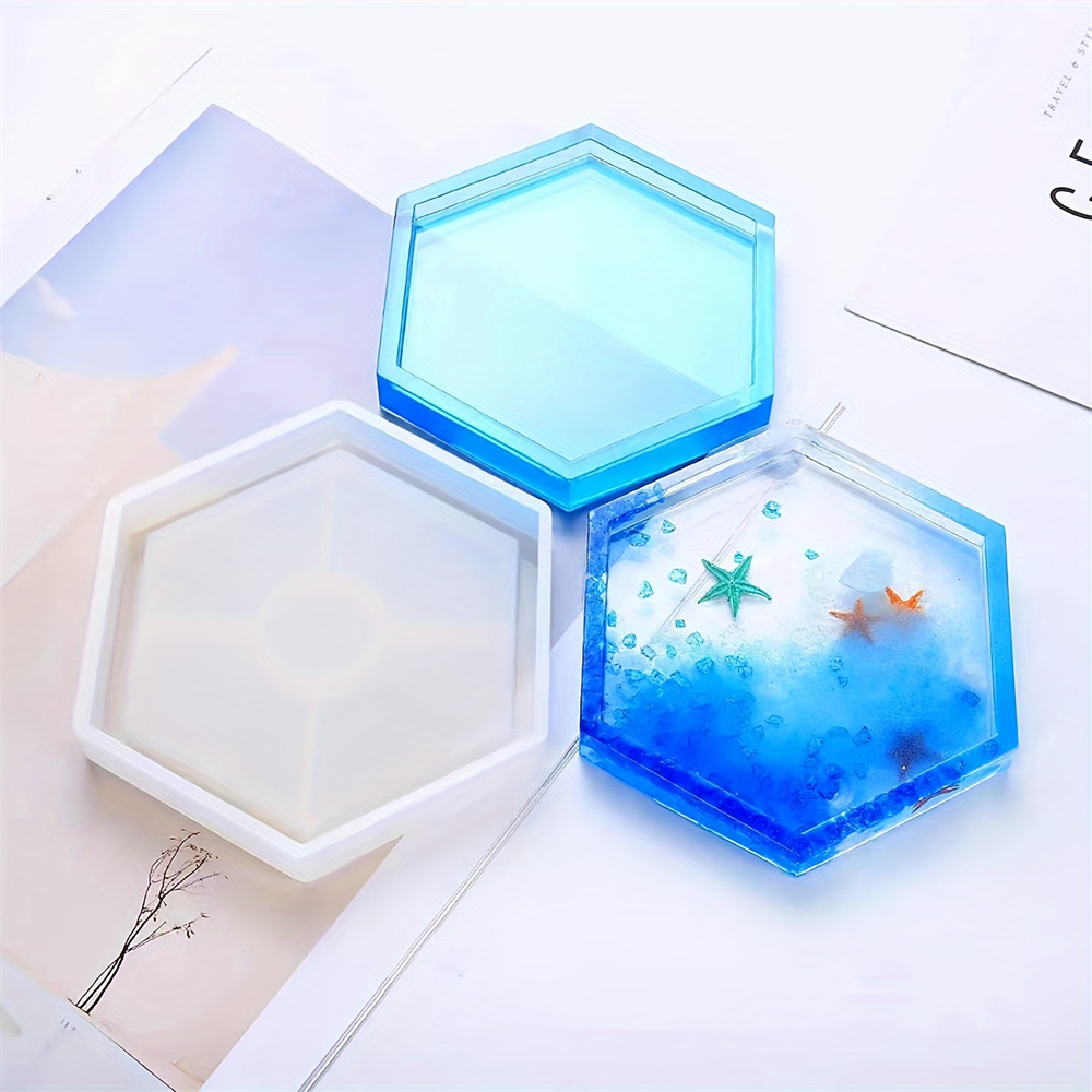 보관 트레이 코스터 실리콘 몰드, 타원형, 원형, 육각 - Resin Art Tray 리뷰 및 가격