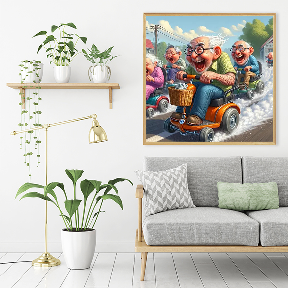 Momoart 5D DIY 다이아몬드 모자이크 노인 커 - Resin Art Wall 리뷰 및 가격