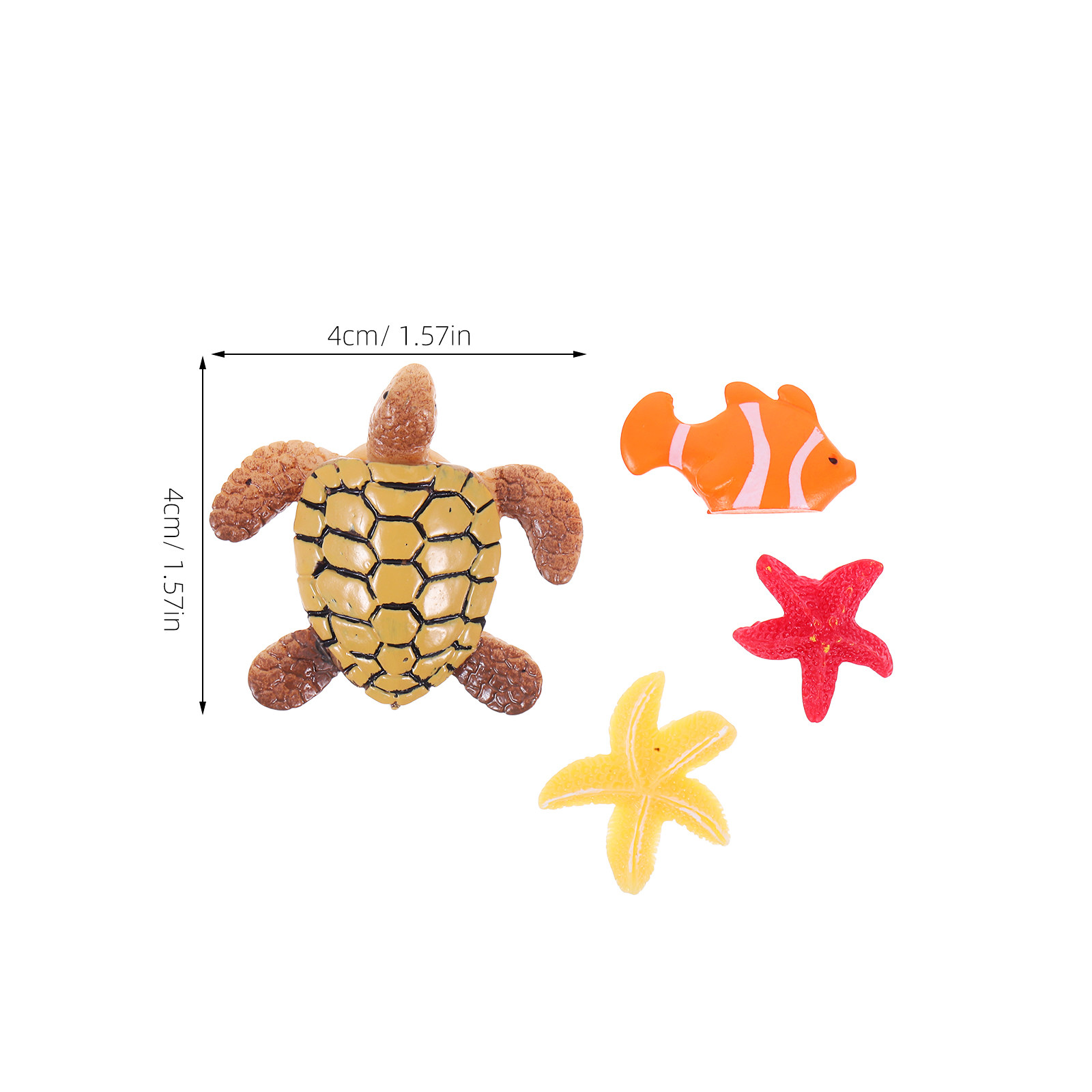 11개 세트의 다채로운 색상의 미니어처 해변 장식품,  - Resin Art Beach 리뷰 및 가격