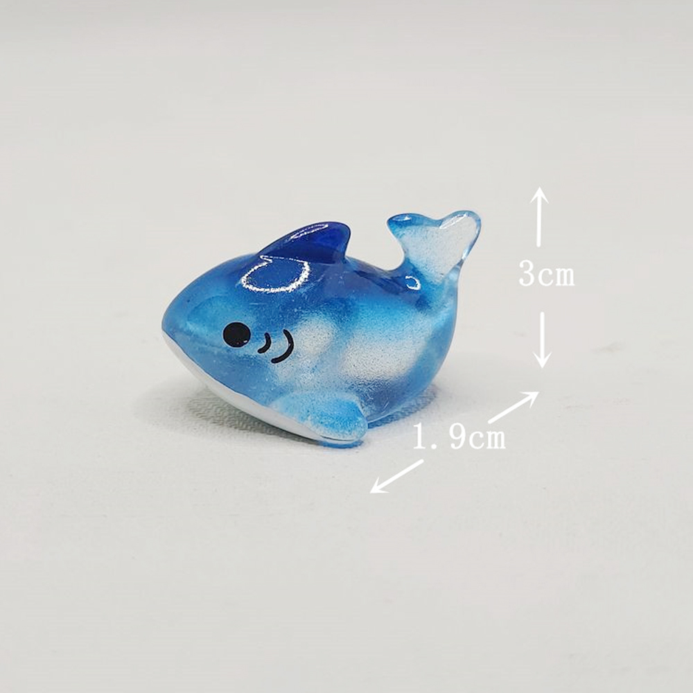 3/6pcs 미니 수지 상어 미니어처, 바다 동물 인형 - Resin Art Beach 리뷰 및 가격