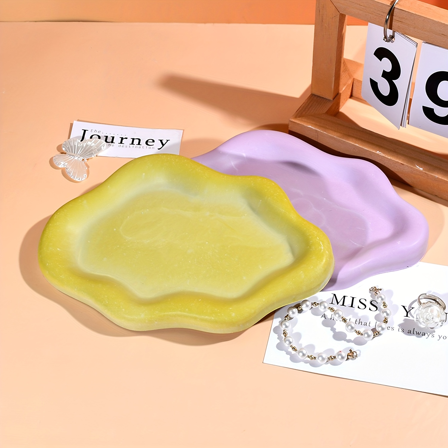 하트 트레이 수지 금형 구름 코스터 불규칙한 트레이,  - Resin Art Tray 리뷰 및 가격