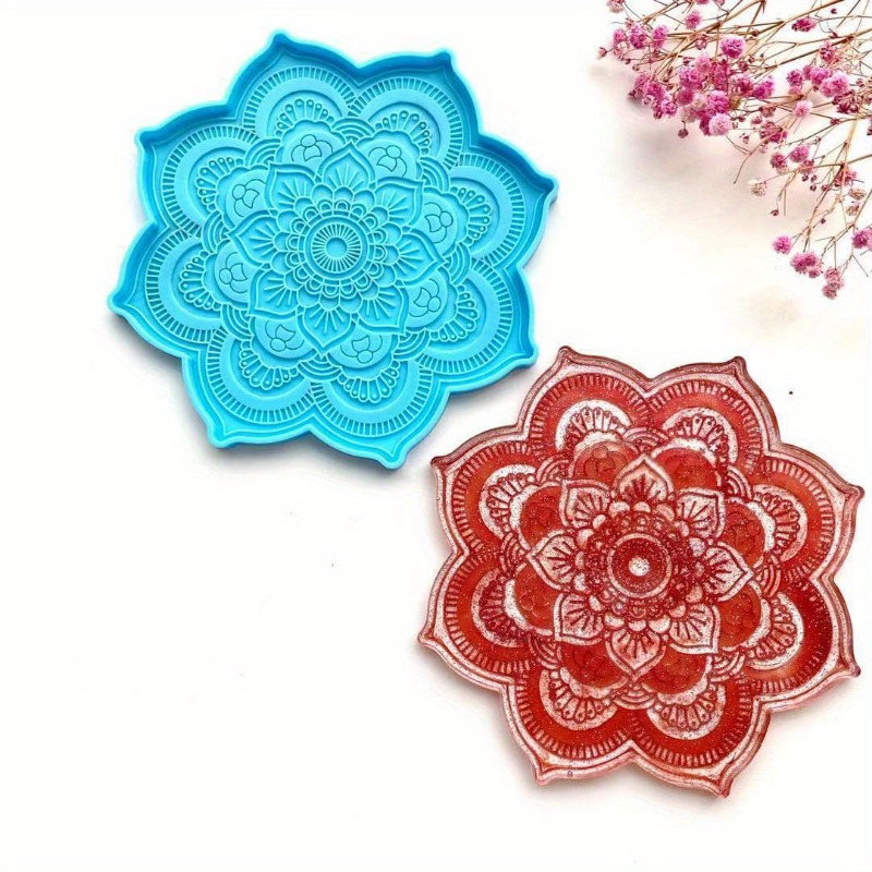 만다라 코스터 실리콘 몰드 라운드 트레이 컵 매트 DI - Resin Art Tray 리뷰 및 가격