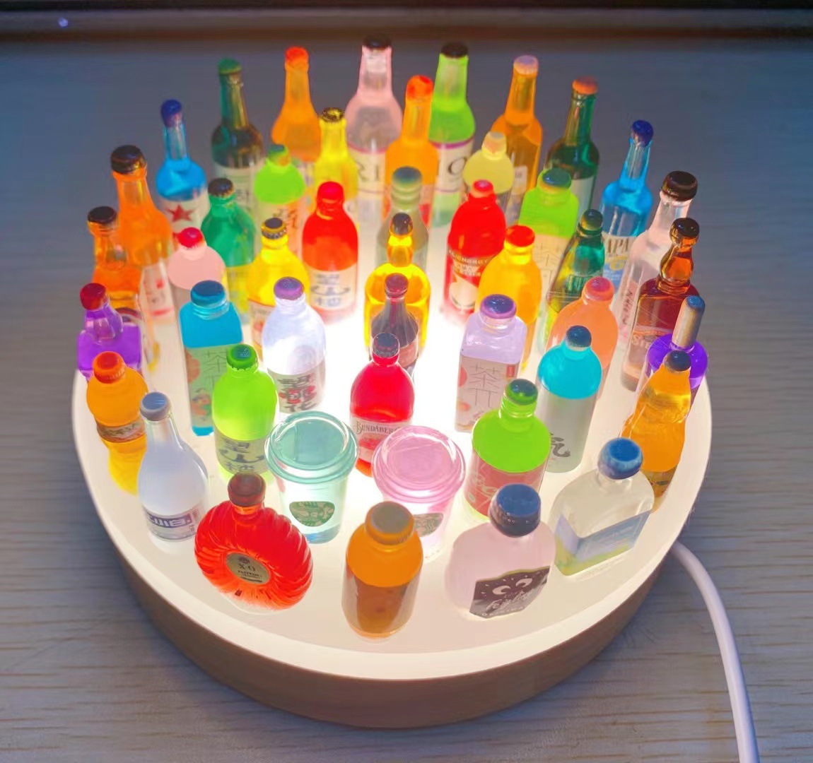 [20개 무작위] 미니 와인 음료병 모델 DIY 미니어 - Resin Art Bottle 리뷰 및 가격