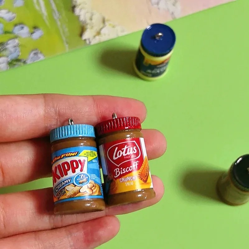 10개/팩 미니어처 시뮬레이션 땅콩버터 병 참 장식 3 - Resin Art Bottle 리뷰 및 가격