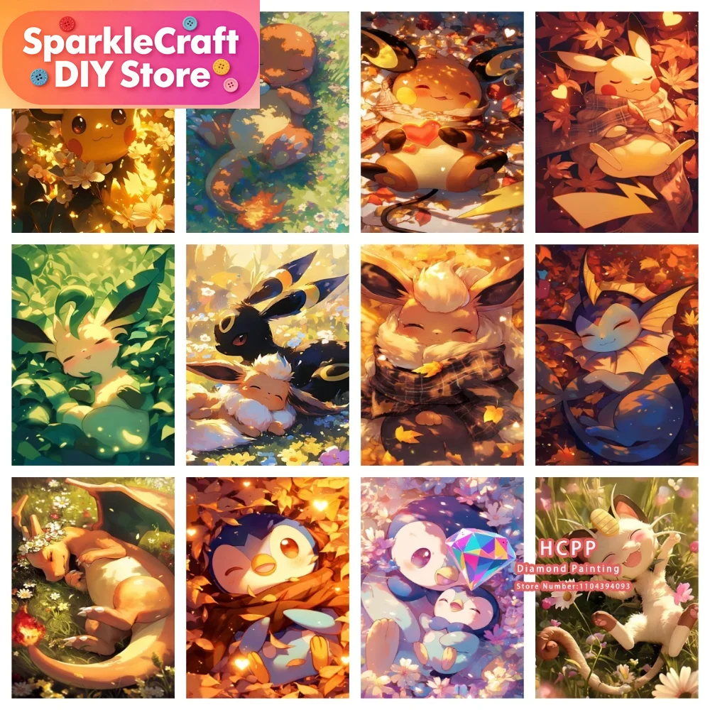 1pc 프레임리스 만화 포켓몬 피카추 Charizard - Resin Art For Beginners 리뷰 및 가격