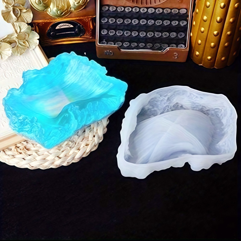 오션 웨이브 디자인 플레이트 에폭시 레진 아트 실리콘  - Resin Art Ring Design 리뷰 및 가격
