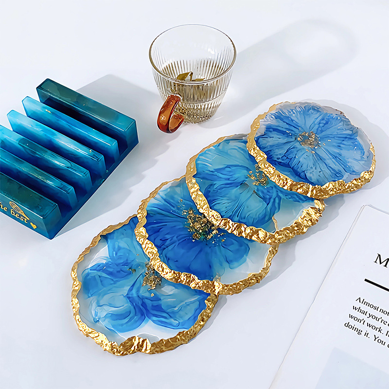 DIY 크리스탈 에폭시 수지 금형 불규칙한 트레이 컵  - Resin Art Tray 리뷰 및 가격