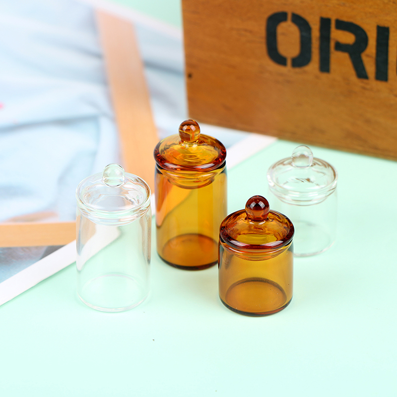 1:12 인형의 집 미니 유리 캔디 항아리, 커피콩 보 - Resin Art Bottle 리뷰 및 가격
