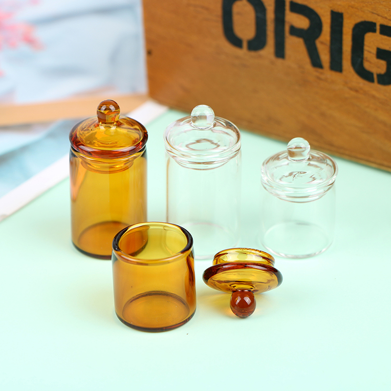 1:12 인형의 집 미니 유리 캔디 항아리, 커피콩 보 - Resin Art Bottle 리뷰 및 가격